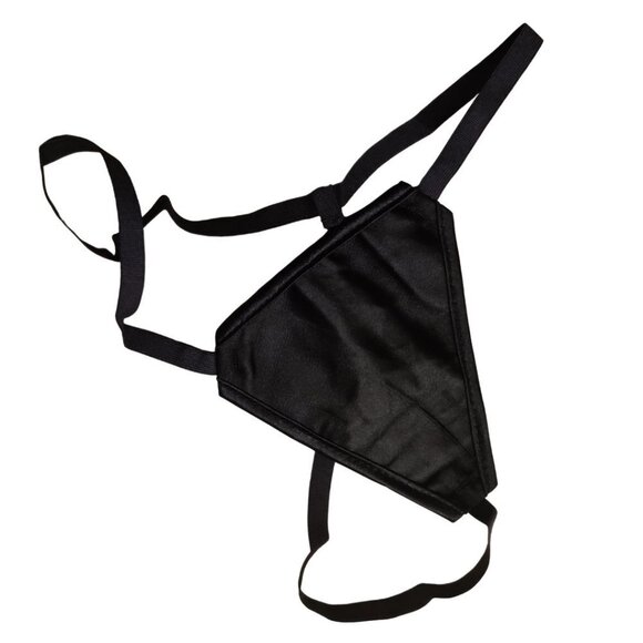 ๐ Black Sparkle Overbust Corset and Thong Set - Picture 3 of 9